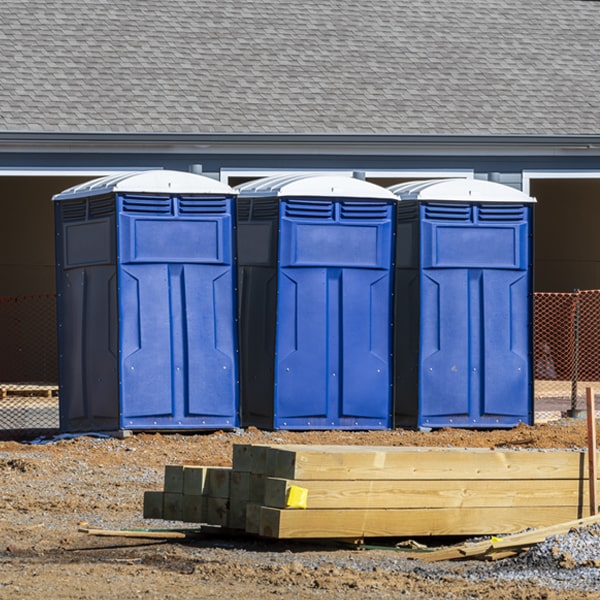 what is the maximum capacity for a single porta potty in Elm Creek NE